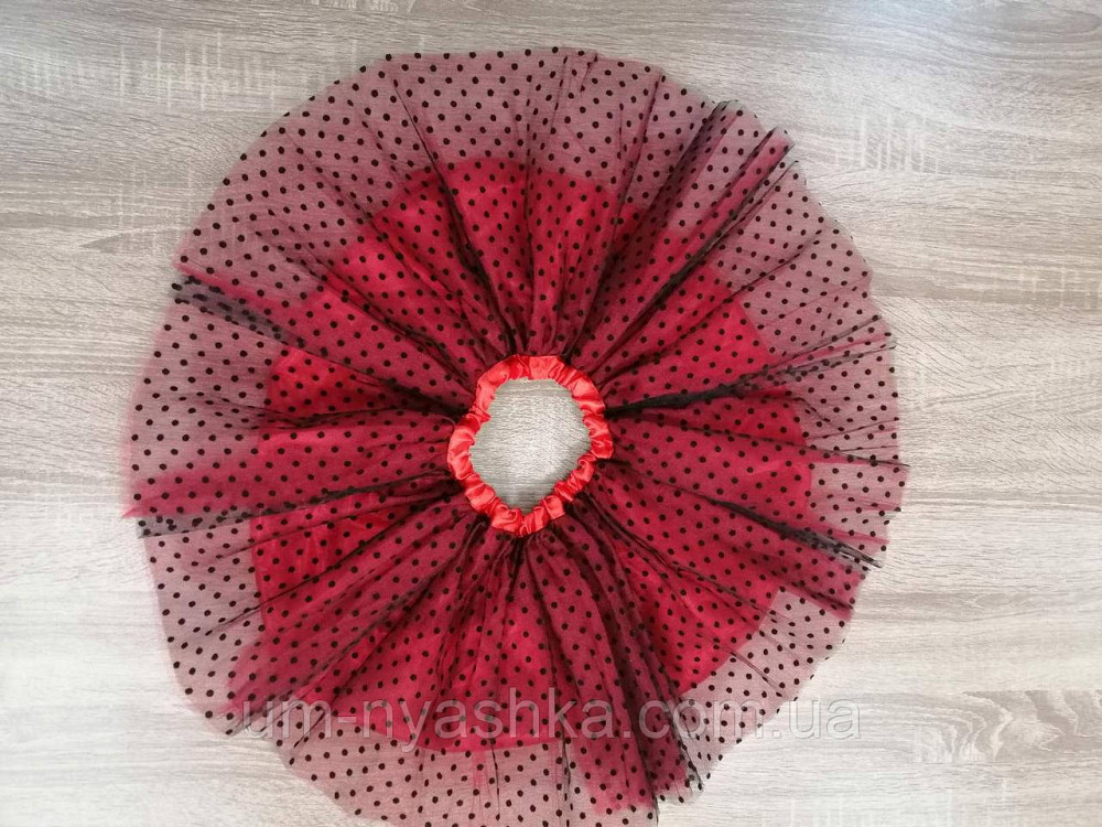 Красная юбочка в горох Божья коровка, Леди Баг Кривой Рог - изображение 3