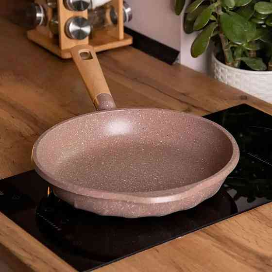 Сковорода алюминиевая 24 см с мраморным покрытием 1,8 л Киев