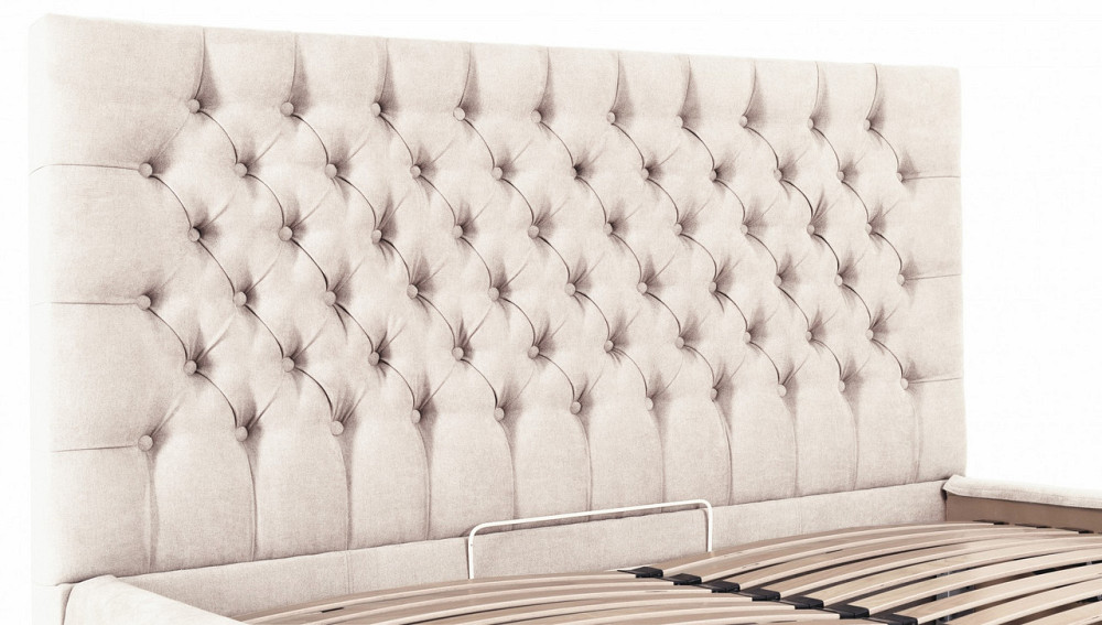 Кровать Cambridge Standart 140 х 200 см Мисти Milk Бежевый Днепр - изображение 9