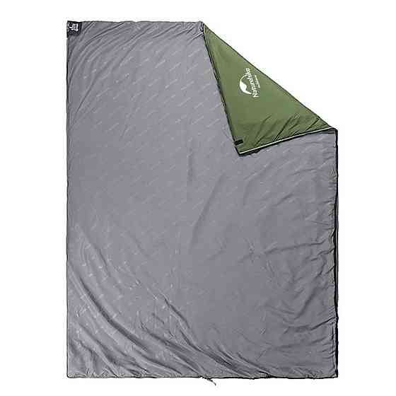 Спальник надлегкий Naturehike LW180 NH21MSD04 правий, (15°C), p-p M, темно-зелений Київ