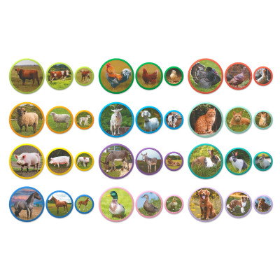 Обучающий набор DoDo Магнитный набор Монтессори Семья животных: ферма (200271) Винница - изображение 3