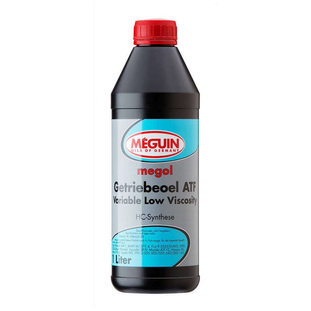 Олива трансмісійна Meguin ATF VARIABLE LOW VISCOSITY 1 л — синтетична ATF для АКПП, Dexron VI, Mercon LV, Toyota WS, Mazda FZ | 33 Ковель - фото 1