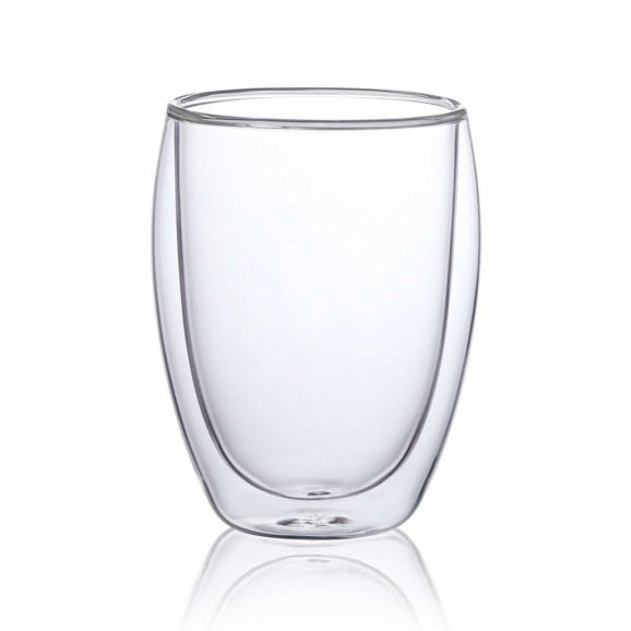 Двойные стеклянные чайные чашки Con, Набор чашек с двойными стенками хорошего качевства XG-47 Львов - изображение 4