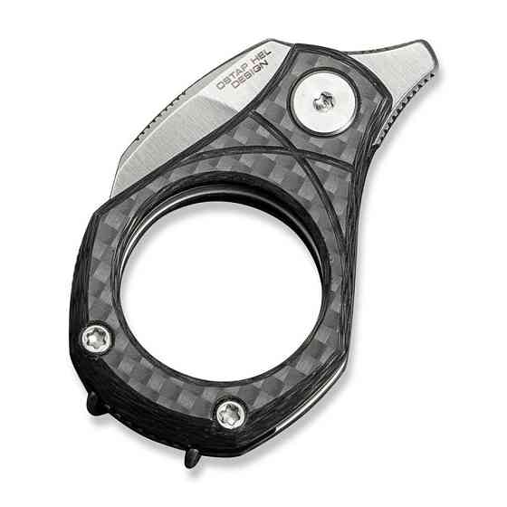 Ніж складаний кишеньковий Civivi Pyrus, (1.6 см) 14C28N / Carbon Fiber темно-сірий Київ