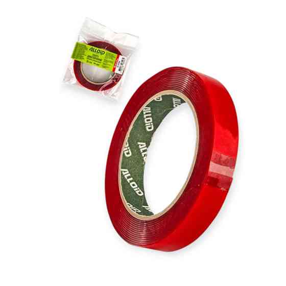 Скотч 2-х сторонній спінений акрил 5м х 18мм, прозорий Мукачево