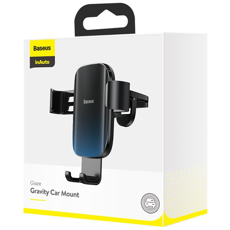 Холдер Baseus Glaze Gravity Car Mount (SUYL-LG01) Black Рівне - фото 6