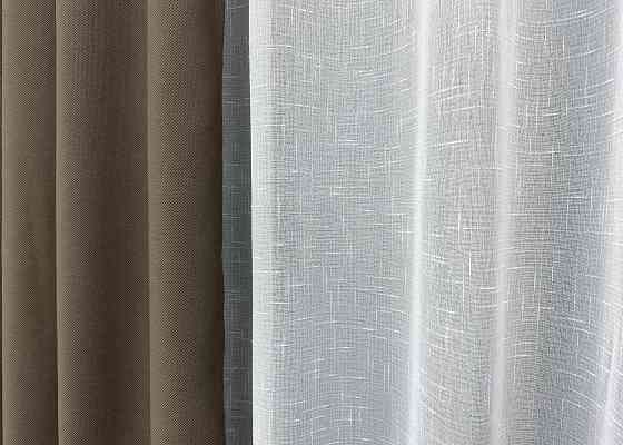 Премиальная ткань рогожка для штор 