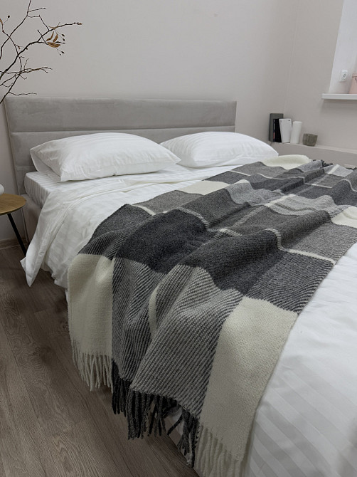 Vladi Плед Vladi 170x210 см вовняний 70% сірий Нова Зеландія 01/Liam Коломия - фото 4