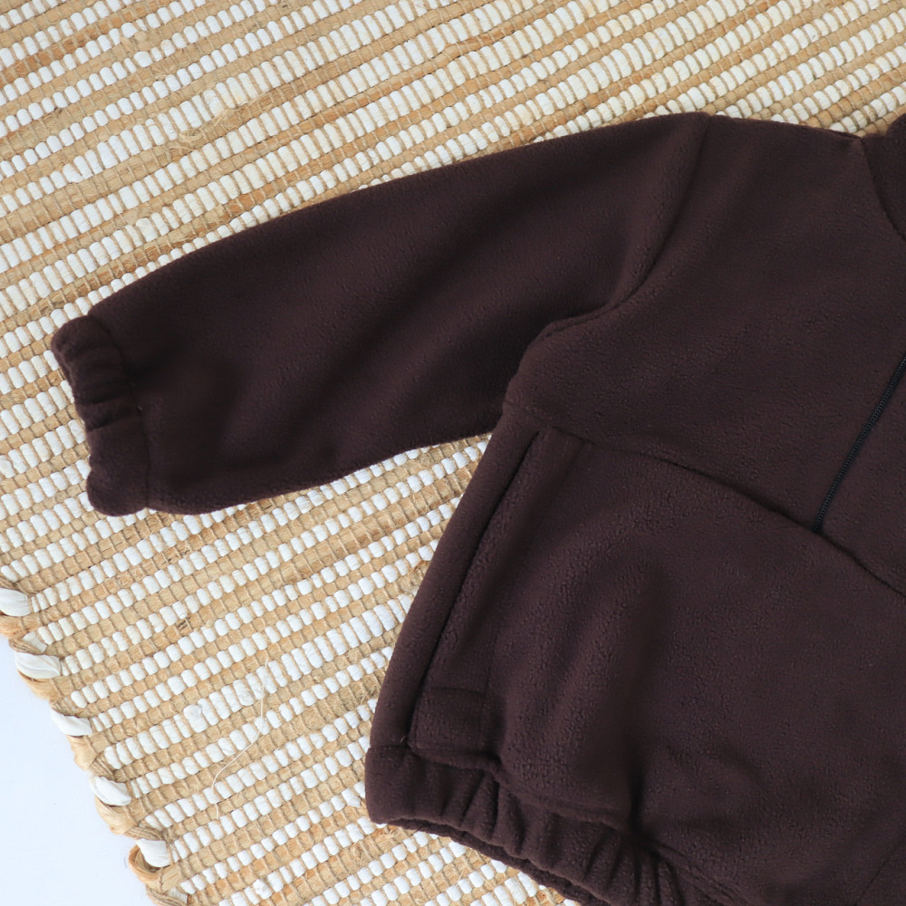 Дитячий флісовий костюм (толстовка +штани) коричневий Кам'янець-Подільський - фото 7