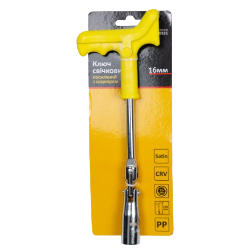 Ключ свічковий з шарніром посилений 16мм SIGMA Житомир - фото 4