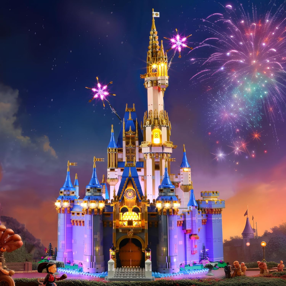 LED-підсвітка LIGHTAILING LGK602 для LEGO Disney Castle 43222, 4 USB-набори, батарейний блок, різнокольорова Київ - фото 2