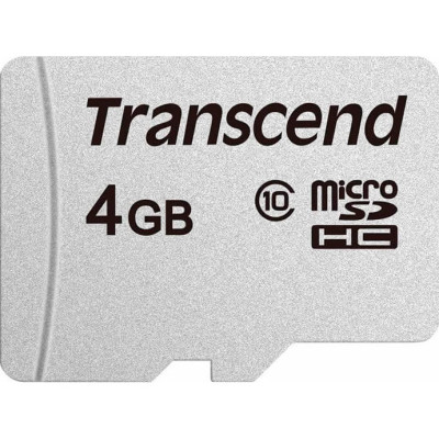 Карта памяти Transcend 4GB microSD class 10 (TS4GUSD300S) Винница - изображение 1