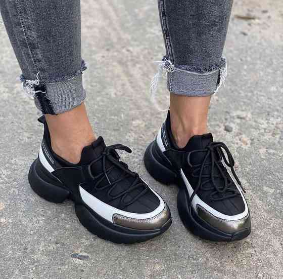 Vanessa Кросівки жіночі VANESSA T-110-01 чорні (весна-осінь, шкіра натуральна) (4426) 36-40 Коломыя