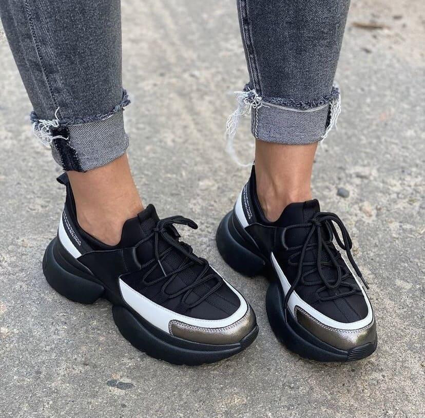 Vanessa Кросівки жіночі VANESSA T-110-01 чорні (весна-осінь, шкіра натуральна) (4426) 36-40 Коломыя - изображение 1