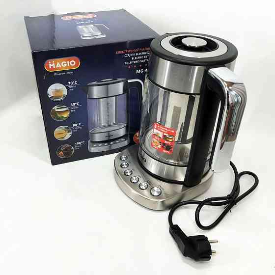 Чайник з індикацією і підсвічуванням MAGIO MG-494, Електрочайник з функцією автовідключення ZQ-36 Івано-Франківськ