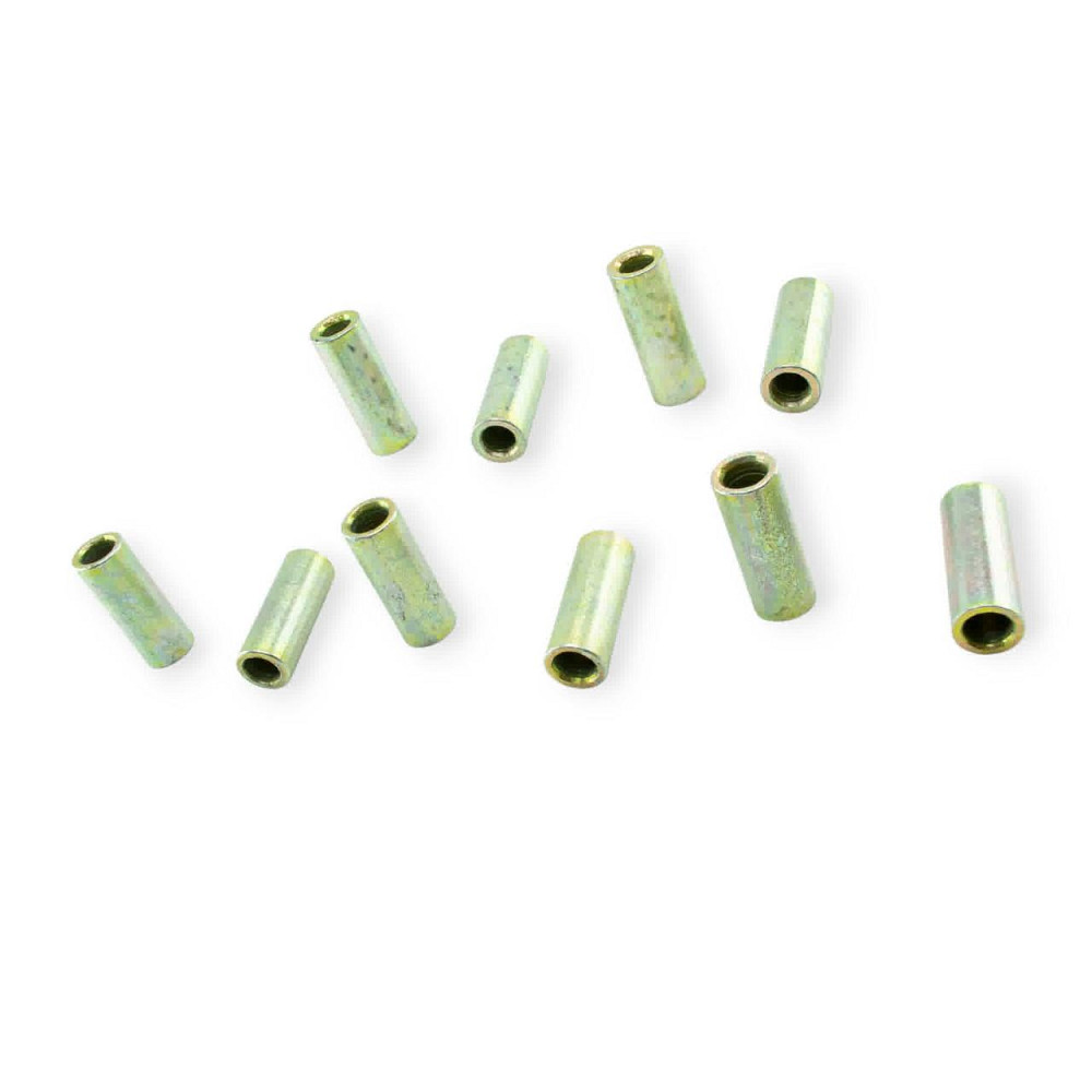 Втулка тяг 2101-2107, 2120, 2121-21214, 2123, 2131 металл жетая (к-кт 10 шт) реактивных Мукачево - изображение 1