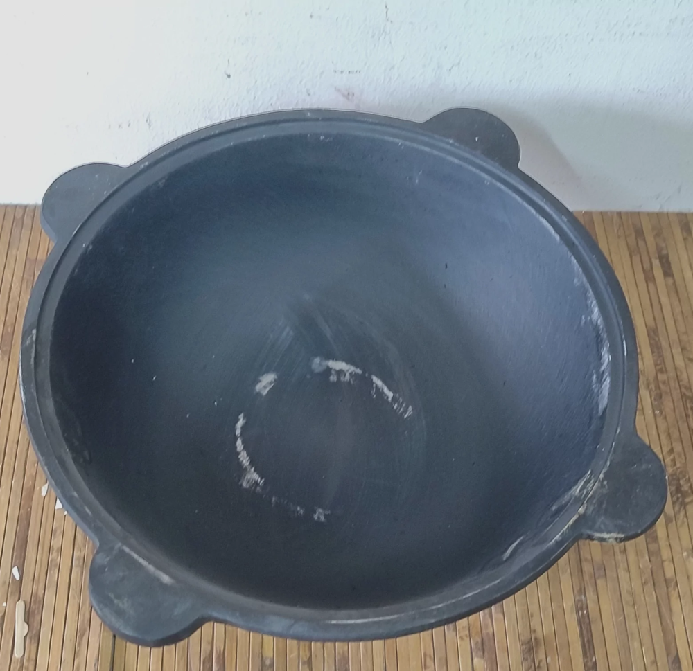 Казан чугунный узбекский 10л с плоским дном и алюминиевой крышкой Киев - изображение 5