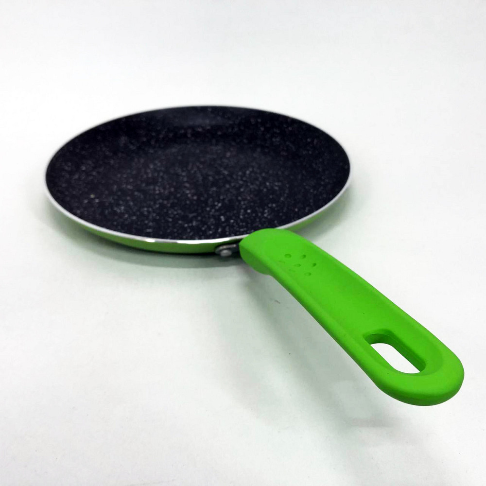 Легкая блинная сковорода, Блинная сковорода с ручкой, Сковородка для блинов антипригарная HA-98 Львов - изображение 8