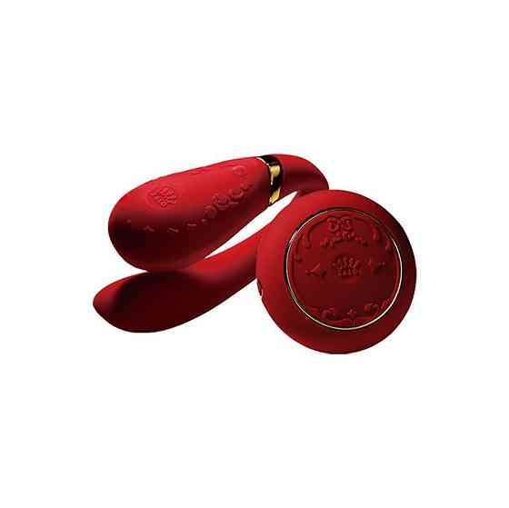 Смартвибратор для пар Zalo — Fanfan set Bright Red, пульт ДУ Sex Aura Киев