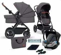 Детская коляска Kinderkraft Wózek 3w1 B-TOUR ciemnoszary Киев - изображение 1