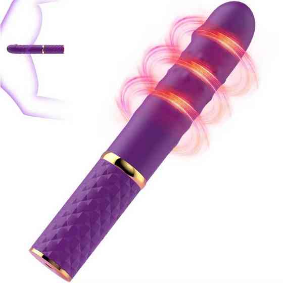 Мини секс-машина с поступательными движениями 10 режимов Фиолетовый Винница