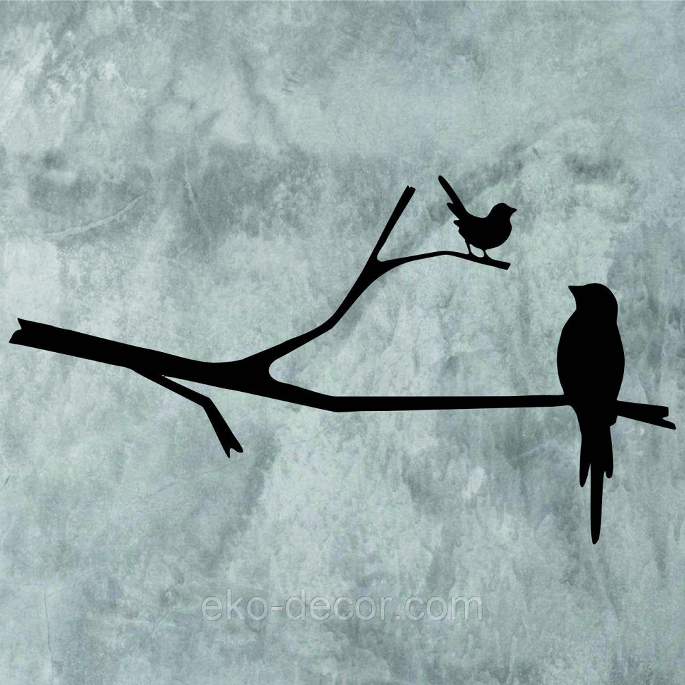 Декоративное настенное Панно «Птичка на ветке», Декор на стену Киев - изображение 4