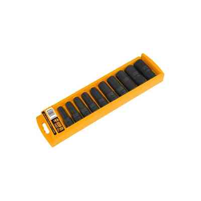 Набор головок Tolsen торцевых 10шт 1/2, 10,12,13,14,15,17,19,21,22,24 мм (18296) Винница