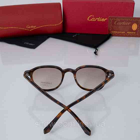 Сонцезахисні чоловічі окуляри хамелеони Cartier (226 brown) фотохромні Київ