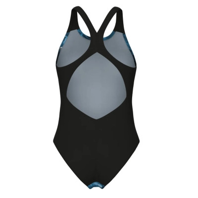 Купальник Arena Blue Flowers Swimsuit V Back 009027-850 синій, чорний 38 (3468337506430) Вінниця - фото 8
