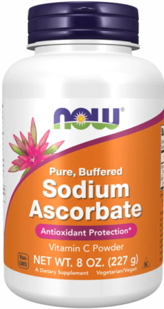Аскорбат натрия Now Foods Sodium Ascorbate 227g Киев