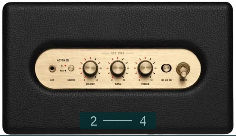 Акустическая система Marshall Acton 3 Black. Киев - изображение 3