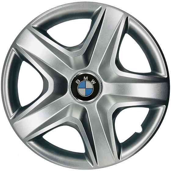 Автомобільні модельні ковпаки R13 BMW 101 4шт, SJS, сріблясті Київ