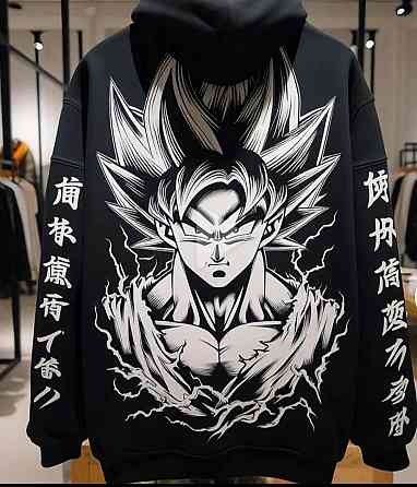 Худи, черная толстовка мужская, свитшот 2711253651 размер 42 Днепр