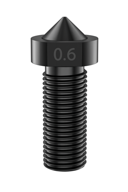 Сопло Kingroon із загартованої сталі для 3д принтера 0.6 мм Київ - фото 1