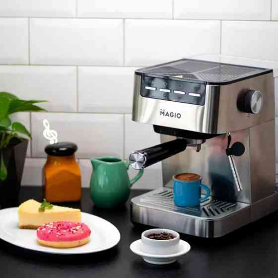 Кофемашина латте MAGIO MG-453 960 Вт, Кавоварка для дому, Якісна кавоварка для дому TV-59 Івано-Франківськ