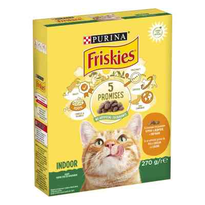 Сухой корм для кошек Purina Friskies Indoor с курицей и овощами 270 г (7613035351820) Винница