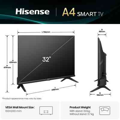 Телевизор Hisense 32A4Q Винница