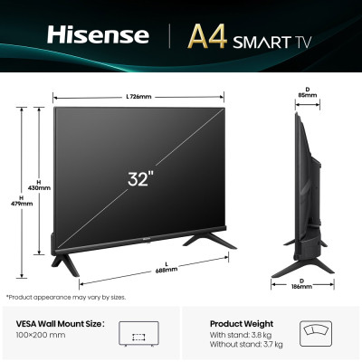 Телевизор Hisense 32A4Q Винница - изображение 5