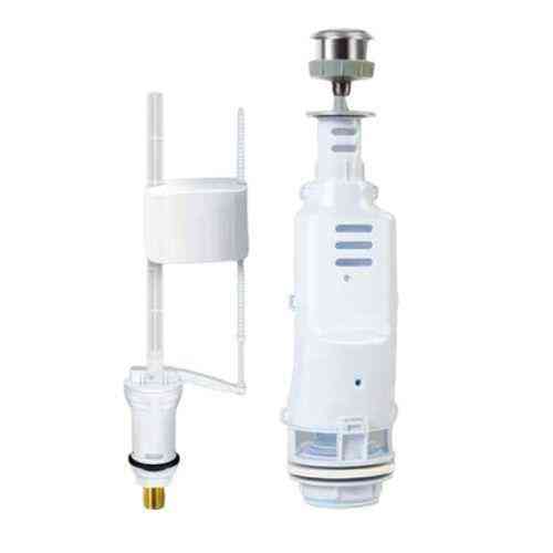 Арматура для бачка з клапаном нижньої подачі латунь NKP 0110 Харків