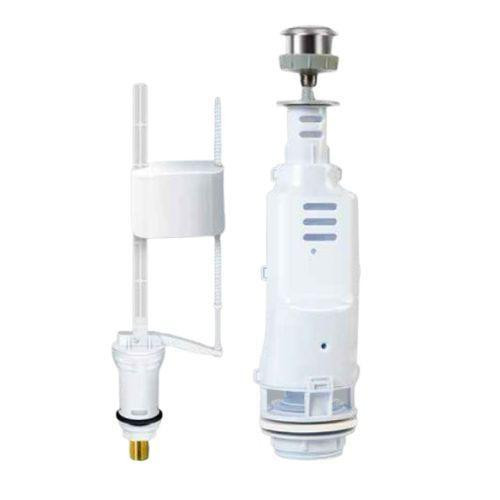 Арматура для бачка з клапаном нижньої подачі латунь NKP 0110 Харків - фото 1