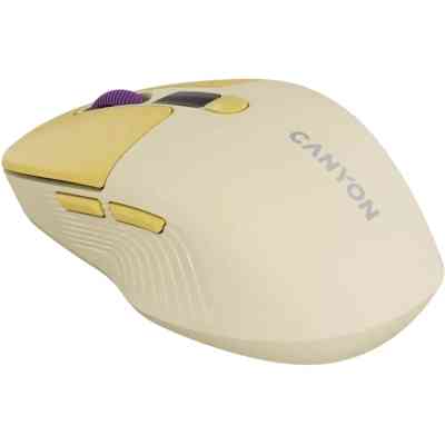 Мишка Canyon MW-26 LCD Silent Wireless/Bluetooth Yellow (CNS-CMSW26Y) Вінниця
