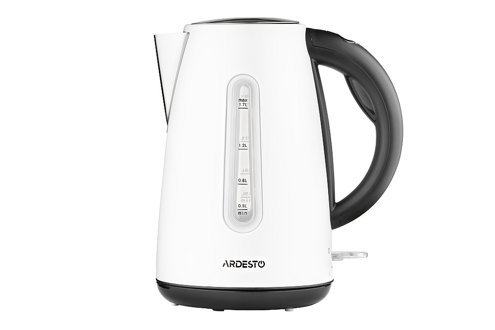 Електрочайник ARDESTO 1.7л, Strix, метал, білий Киев - изображение 2