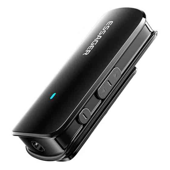 Адаптер для навушників Essager EBT53-DT01-P Bluetooth 5.3 (Чорний) Николаев
