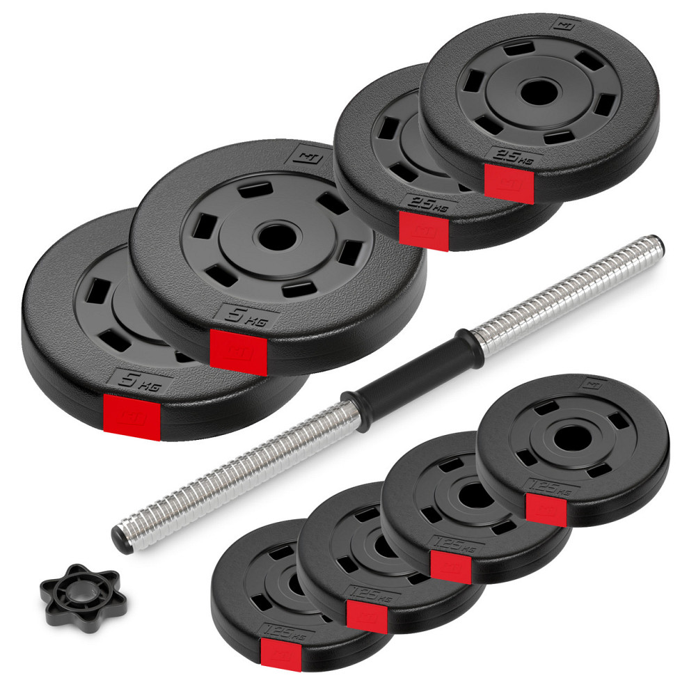 Гантеля композитна Hop-Sport 20 кг розбірна для дому та залу силових тренувань Київ - фото 10