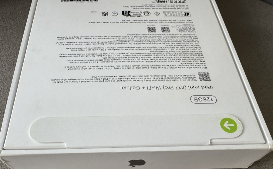 Планшет Apple iPad Mini 7 “8.3” 2024 Wi-Fi + Cellular 128 GB Space Gray (MXPN3NF/A) Киев - изображение 1