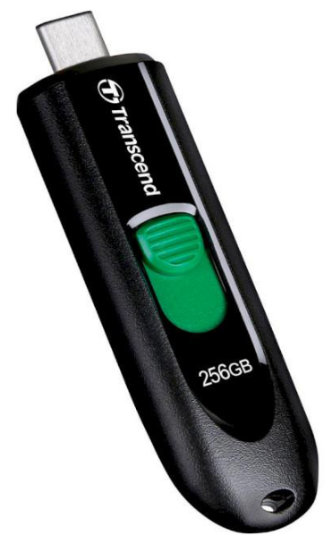 Flash Drive Transcend JetFlash 790C 256GB USB 3.2 Type-C Black (TS256GJF790C) (6986656) Киев - изображение 2