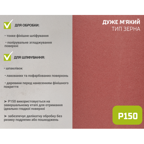 Наждачний папір на тканинній основі, 200мм х 50м, зерно 150, Alloid Одеса