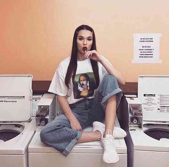 Біла жіноча футболка з малюнком MONA LIZA Чернівці