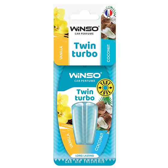 Ароматизатор с двойной капсулой Winso Twin Turbo - Vanilla & Coconut Львов