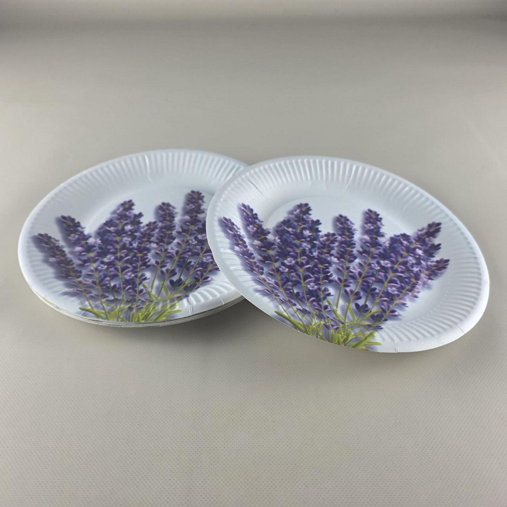 Тарелка бумажная 23см